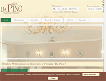 Tablet Screenshot of da-pino-ciro.de